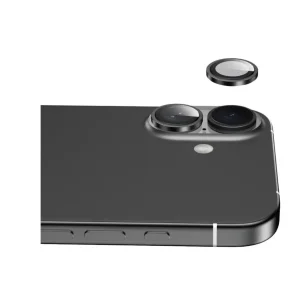 محافظ لنز دوربین شیشه‌ای گرین لاین مدل Duo camera lens مناسب برای گوشی موبایل IPHONE 16 NORMAL / 16 PLUS / 17 NORMAL
