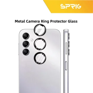 محافظ لنز دوربین اسپریگ مدل Ring-BK-FU مناسب برای گوشی موبایل سامسونگ Galaxy A34 5G به همراه محافظ پشت و محافظ صفحه نمایش