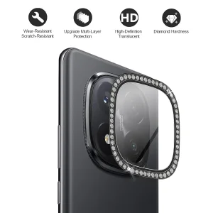 محافظ لنز دوربین آلتیمیت شیلد مدل Plate Ring Diamond مناسب برای گوشی موبایل شیائومی Redmi Note 14 Pro plus