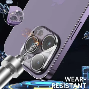 محافظ لنز دوربین گرین لاین مدل Transparent Lens Protector مناسب برای گوشی موبایل اپل  IPhone 15 Pro / 15 Pro Max