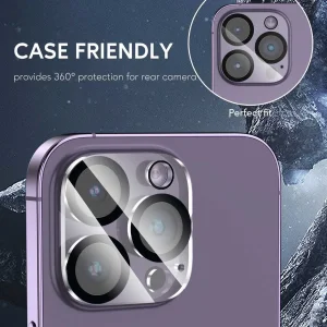 محافظ لنز دوربین گرین لاین مدل Transparent Lens Protector مناسب برای گوشی موبایل اپل  IPhone 15 Pro / 15 Pro Max