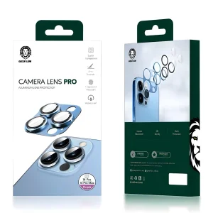 محافظ لنز دوربین گرین لاین مدل HD Plus مناسب برای گوشی موبایل اپل iPhone 15 Pro /  15 Pro Max