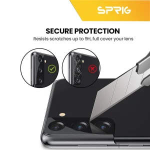 محافظ لنز دوربین اسپریگ مدل 3D-FU مناسب برای گوشی موبایل شیائومی Poco X3 / X3 NFC / X3 Pro به همراه محافظ صفحه نمایش