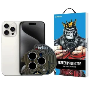 محافظ لنز دوربین اپیکوی مدل Chelipa مناسب برای گوشی موبایل اپل iPhone 16 Pro Max / 16 Pro