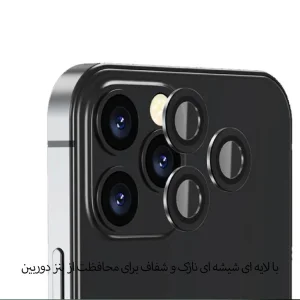 محافظ لنز دوربین اپیکوی مدل HD-ColorLenz مناسب برای گوشی موبایل اپل Iphone 13 Pro / 13 Pro Max