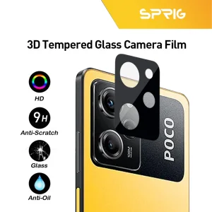 محافظ لنز دوربین اسپریگ مدل 3D-ANTIS مناسب برای گوشی موبایل شیائومی Poco X5 5G / Redmi Note 12 5G به همراه محافظ صفحه نمایش
