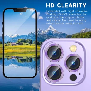 محافظ لنز دوربین اپیکوی مدل HD-ColorLenz مناسب برای گوشی موبایل اپل Iphone 14 Pro Max / 14 Pro
