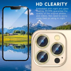 محافظ لنز دوربین اپیکوی مدل HD-ColorLenz مناسب برای گوشی موبایل اپل Iphone 14 Pro Max / 14 Pro