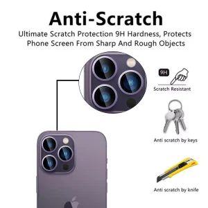 محافظ لنز دوربین اپیکوی مدل HD-ColorLenz مناسب برای گوشی موبایل اپل Iphone 14 Pro Max / 14 Pro