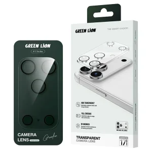 محافظ لنز دوربین شیشه‌ای گرین لاین مدل Transparent Camera Lens مناسب برای گوشی موبایل iPhone 17 Pro Max