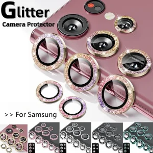 محافظ لنز دوربین آلتیمیت شیلد مدل Glitter RNG مناسب برای گوشی موبایل سامسونگ Galaxy S24 Ultra