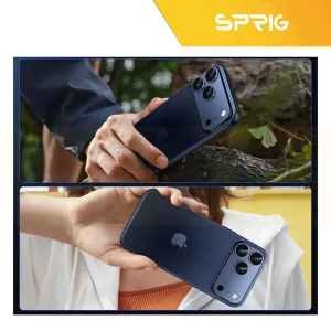 محافظ لنز دوربین فلزی اسپریگ مدل All-Round-IP مناسب برای گوشی موبایل اپل Iphone 17 Pro Max