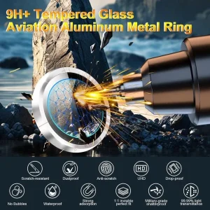 محافظ لنز دوربین فلزی اپیکوی مدل Metal-CLRFILM مناسب برای گوشی موبایل سامسونگ Galaxy S26 Ultra
