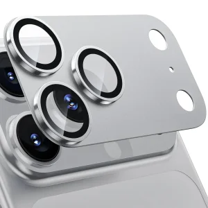 محافظ لنز دوربین فلزی آکوآرا مدل All-Round Premium Protection مناسب برای گوشی موبایل اپل iPhone 17 Pro