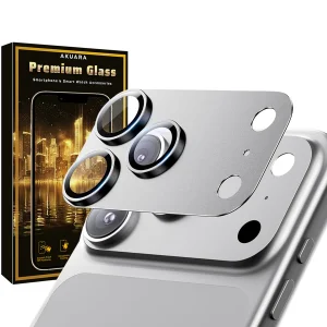 محافظ لنز دوربین فلزی آکوآرا مدل All-Round Premium Protection مناسب برای گوشی موبایل اپل iPhone 17 Pro