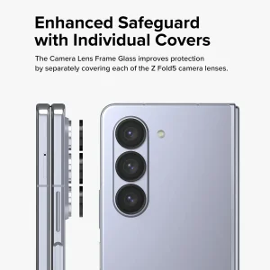 محافظ لنز دوربین فلزی آلتیمیت شیلد مدل Ring Metal مناسب برای گوشی موبایل سامسونگ Galaxy Z Fold 5