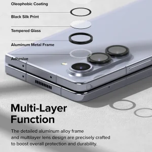 محافظ لنز دوربین فلزی آلتیمیت شیلد مدل Ring Metal مناسب برای گوشی موبایل سامسونگ Galaxy Z Fold 5
