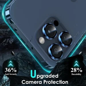 محافظ لنز دوربین اپیکوی مدل HD-ColorLenz مناسب برای گوشی موبایل اپل iPhone 16 Pro Max / 16 Pro