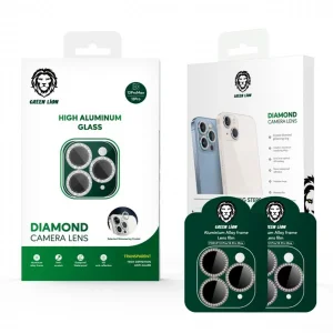 محافظ لنز دوربین گرین مدل Diamond مناسب برای گوشی موبایل اپل iPhone 13 Pro Max /iphone 13 Pro