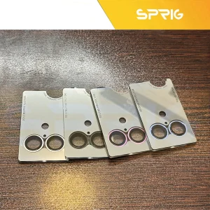 محافظ لنز دوربین اسپریگ مدل Ring Metal Luxury مناسب برای گوشی موبایل اپل Iphone 16 / 16 Plus