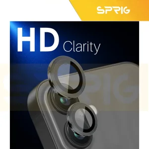 محافظ لنز دوربین اسپریگ مدل Ring Metal Luxury مناسب برای گوشی موبایل اپل Iphone 16 / 16 Plus