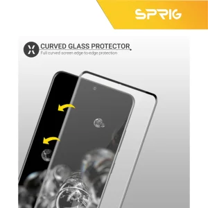 محافظ لنز دوربین اسپریگ مدل 3D-FU مناسب برای گوشی موبایل سامسونگ Galaxy S23 Ultra به همراه محافظ صفحه نمایش و محافظ پشت گوشی