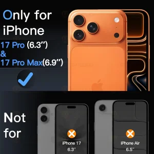محافظ لنز دوربین آلتیمیت شیلد مدل High Quality Ring مناسب برای گوشی موبایل اپل iPhone 17 Pro