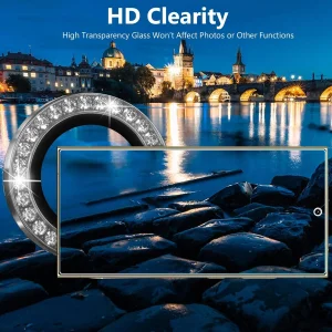 محافظ لنز دوربین فلزی آکوآرا مدل Diamond NGN مناسب برای گوشی موبایل آنر X8a