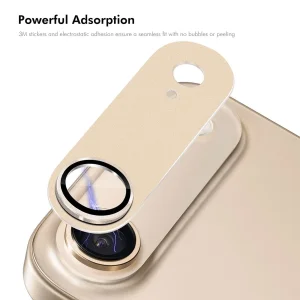 محافظ لنز دوربین فلزی آکوآرا مدل All-Round Protection مناسب برای گوشی موبایل اپل iPhone 17 Air
