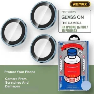 محافظ لنز دوربین ریمکس کد 1 مناسب برای گوشی موبایل اپل iPhone 16 Pro / 16 Pro Max
