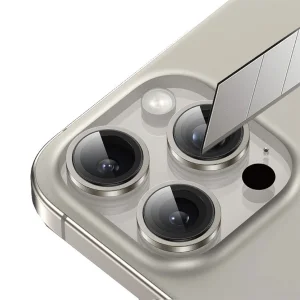 محافظ لنز دوربین ریمکس کد 1 مناسب برای گوشی موبایل اپل iPhone 16 Pro / 16 Pro Max