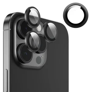 محافظ لنز دوربین ریمکس کد 1 مناسب برای گوشی موبایل اپل iPhone 16 Pro / 16 Pro Max