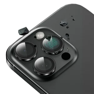 محافظ لنز دوربین ریمکس کد 1 مناسب برای گوشی موبایل اپل iPhone 16 Pro / 16 Pro Max