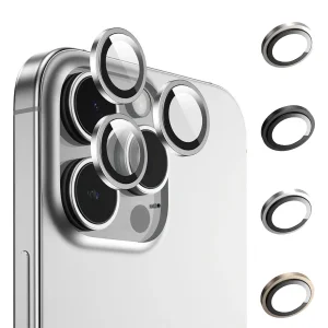 محافظ لنز دوربین ریمکس کد 1 مناسب برای گوشی موبایل اپل iPhone 16 Pro / 16 Pro Max