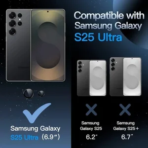 محافظ لنز دوربین اپیکوی مدل S Plus Lens مناسب برای گوشی موبایل سامسونگ Galaxy S25 Ultra