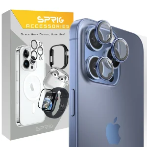 محافظ لنز دوربین اسپریگ مدل Ring metal-Super High quality مناسب برای گوشی موبایل اپل Iphone 17 Pro / 17 Pro max