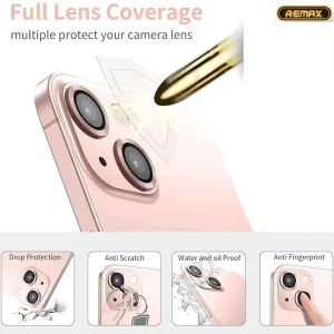 محافظ لنز دوربین ریمکس مدل GL-27 مناسب برای گوشی موبایل اپل iPhone 15 / 15 Plus