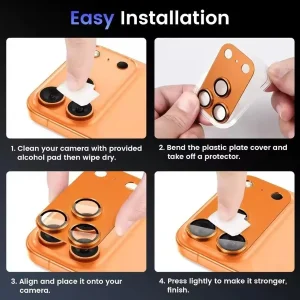 محافظ لنز دوربین گرین لاین مدل Camera Lens Pro مناسب برای گوشی موبایل اپل iPhone 17 Pro Max