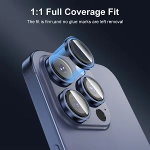 محافظ لنز دوربین اپیکوی مدل HD-ColorLenz مناسب برای گوشی موبایل اپل Iphone 15 Pro Max / 15 Pro