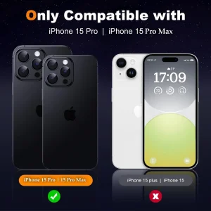 محافظ لنز دوربین اپیکوی مدل HD-ColorLenz مناسب برای گوشی موبایل اپل Iphone 15 Pro Max / 15 Pro