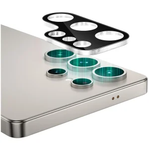 محافظ لنز دوربین گرین لاین مدل Acrylic مناسب برای گوشی موبایل سامسونگ Galaxy S25 Ultra