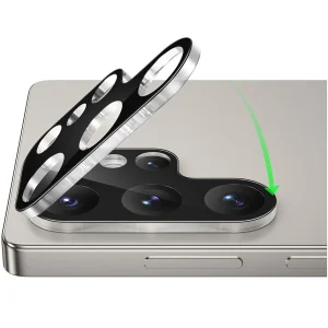 محافظ لنز دوربین گرین لاین مدل Acrylic مناسب برای گوشی موبایل سامسونگ Galaxy S25 Ultra
