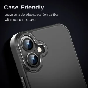 محافظ لنز دوربین فلزی آکوآرا مدل All-Round Protection مناسب برای گوشی موبایل اپل iPhone 16