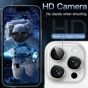 محافظ لنز دوربین گرین لاین مدل Hd Plus Camera Lens مناسب برای گوشی موبایل اپل iPhone 16 Pro Max / 16 Pro