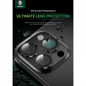محافظ لنز دوربین گرین لاین مدل Hd Plus Camera Lens مناسب برای گوشی موبایل اپل iPhone 16 Pro Max / 16 Pro