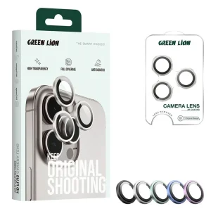 محافظ لنز دوربین گرین لاین مدل Hd Plus Camera Lens مناسب برای گوشی موبایل اپل iPhone 16 Pro Max / 16 Pro