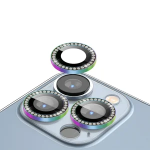 محافظ لنز دوربین گرین مدل Diamond مناسب برای گوشی موبایل اپل iphone 14 Pro Max / 14 Pro