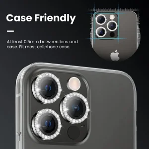 محافظ لنز دوربین گرین مدل Diamond مناسب برای گوشی موبایل اپل iphone 14 Pro Max / 14 Pro