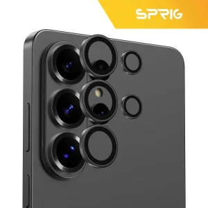 محافظ لنز دوربین فلزی اسپریگ مدل Ring Metal Luxury مناسب برای گوشی موبایل Galaxy S26 Ultra