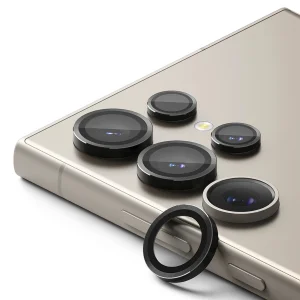 محافظ لنز دوربین فلزی اسپریگ مدل Ring Metal Luxury مناسب برای گوشی موبایل Galaxy S26 Ultra